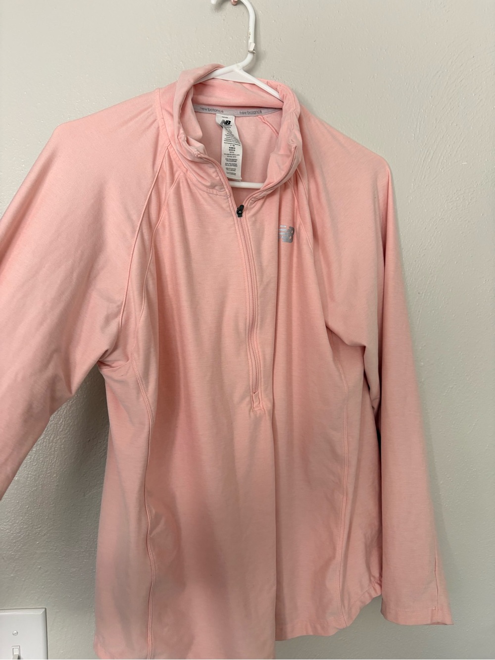 New Balance Women’s Pink Half-Zip Pullover